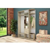 Стенка Stolline Диана СТЛ.279.01 (дуб сонома/белый)