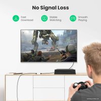 Коннектор-соединитель Ugreen NW114 20390 RJ-45 - RJ-45 (1 шт., черный)