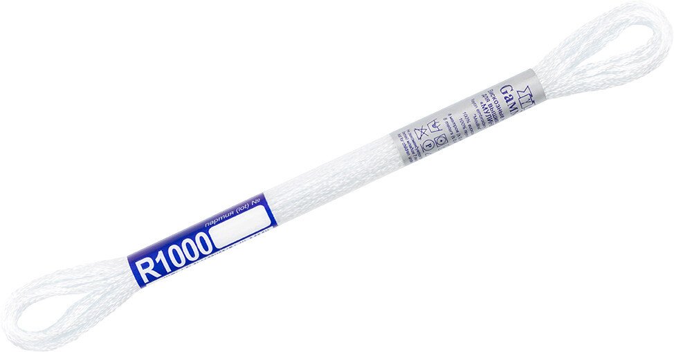 

Нитки для вышивания Gamma Мулине R1000 8 м (белый)