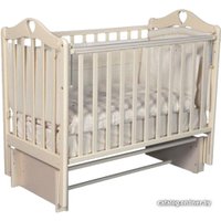 Классическая детская кроватка Антел Каролина-3/5 (слоновая кость)