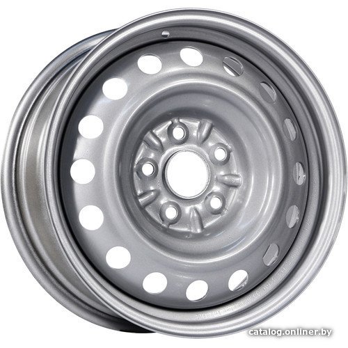 Штампованные диски TREBL 52A49A 13x5 4x100мм DIA 56.6мм ET 49мм silver