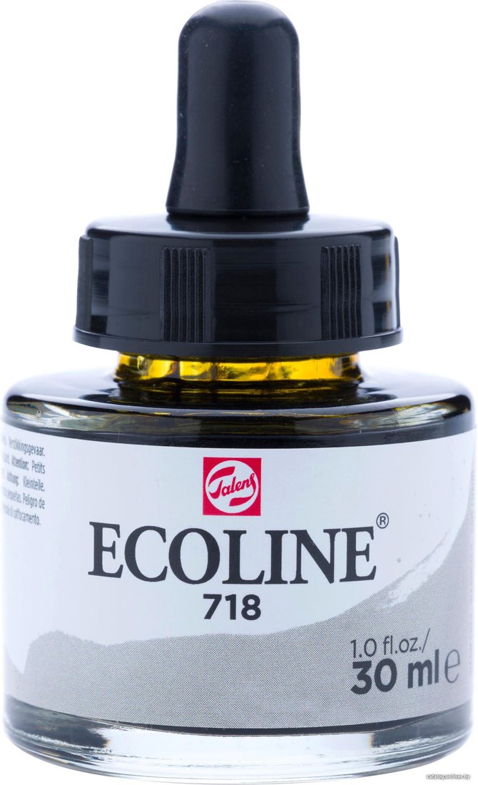 Акварельная краска Ecoline 718 11257181 (тепло-серая)