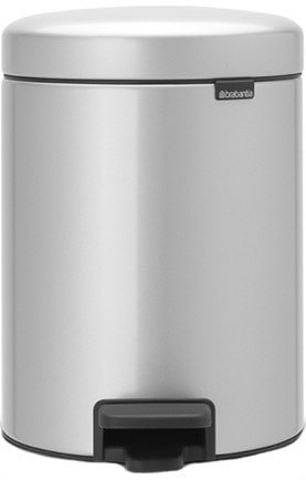 

Мусорное ведро Brabantia Pedal Bin NewIcon 5 л (серый металлик)