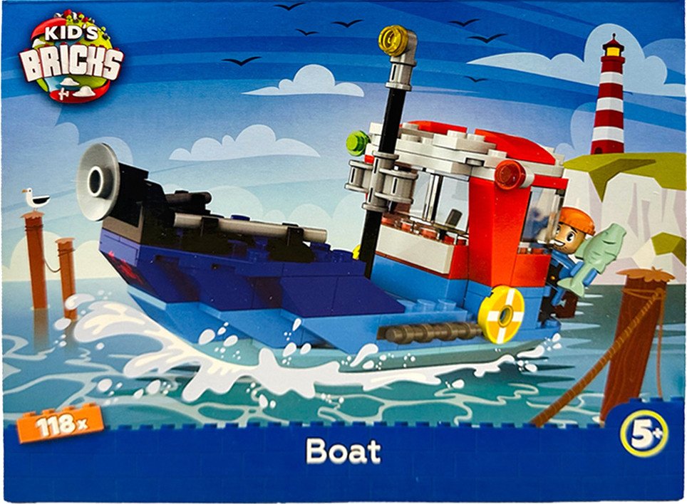 

Конструктор Centrum Kids Brick's Лодка 4062006 (118эл)