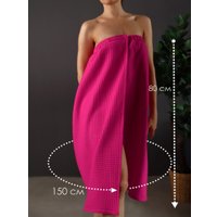 Накидка для бани Текстильный городок П2041 (фуксия)