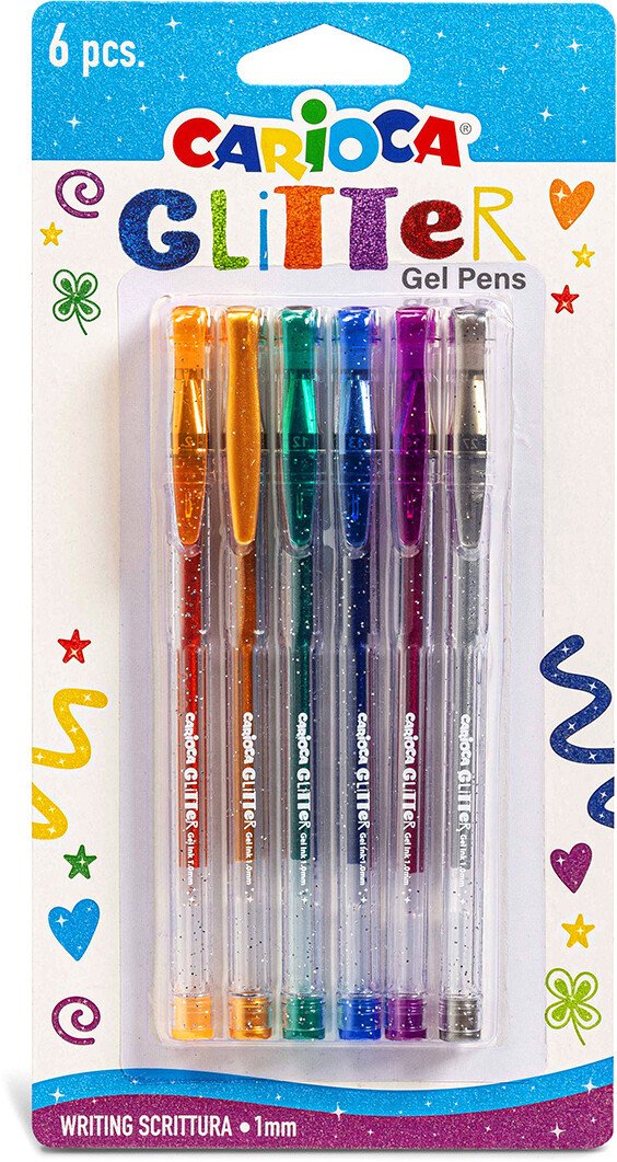 

Набор гелевых ручек Carioca Glitter 42165 (6 шт)