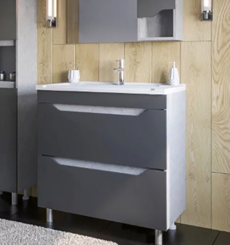 

Axus Тумба под умывальник Фламини 65 (2 ящика, цемент)