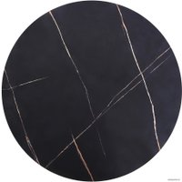 Журнальный столик Halmar Antica 80x36 (черный мрамор/черный)