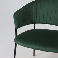 Стул с подлокотниками Алвест AV 433 (изумрудный бархат H-30/черный)