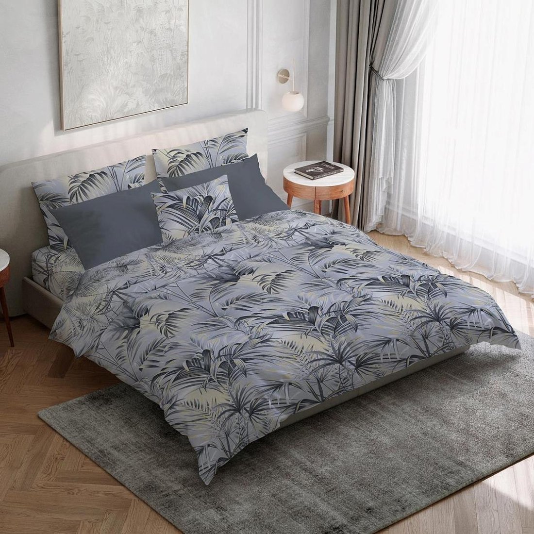 

Постельное белье Реноме 2сп с Евро простыней Тропический дождь 7276-1