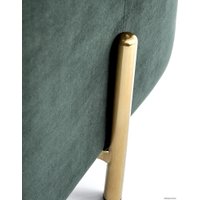 Пуфик Halmar Corno New зеленый/золотой