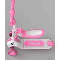 Трехколесный самокат Ricos Dino KB108 (розовый)