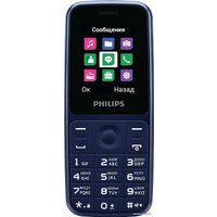 Кнопочный телефон Philips Xenium E125 (синий)