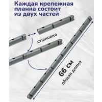 Сушилка для белья Comfort Alumin Потолочная 7 прутьев Silver Style Telescop 100-180 см (алюминий)