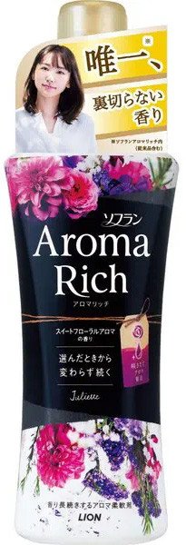 

Кондиционер для белья Lion Aroma длительного действия с богатым ароматом натуральных масел, женский аромат 520 мл