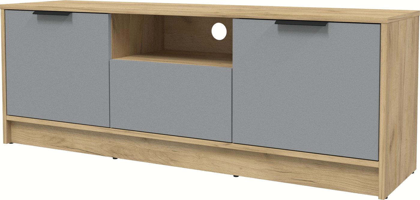 

Тумба Интерлиния ТВ Концепт КТ-ТВ3-50 (серебро/дуб золотой)