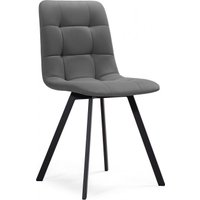 Стул Notta Симпл 589971 (темно-серый/черный, 4 шт)