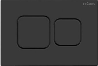 Панель смыва Cezares PN2-BTN-NOP (черный матовый)