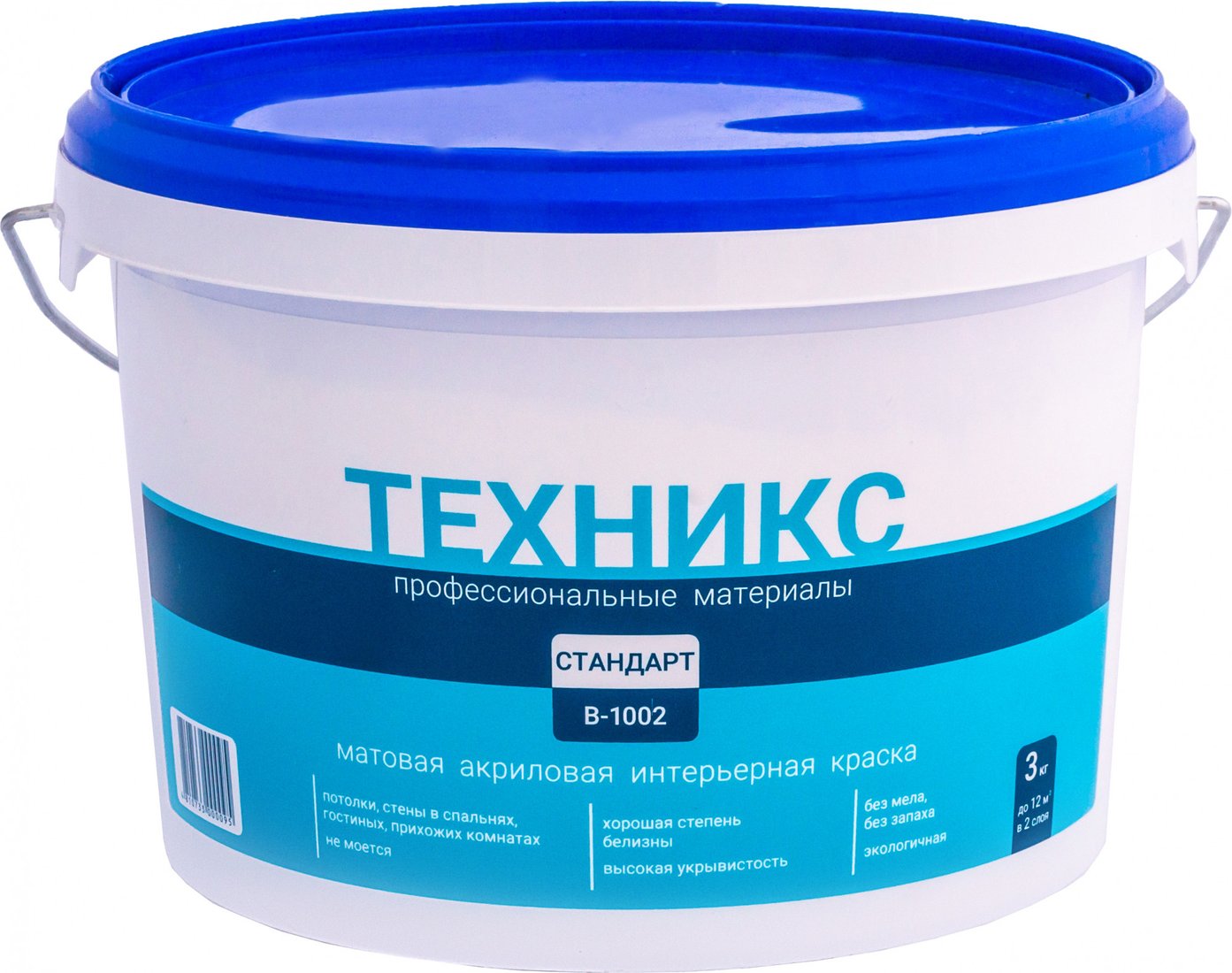 

Краска Техникс Стандарт В-1002 P 3 кг (белый)