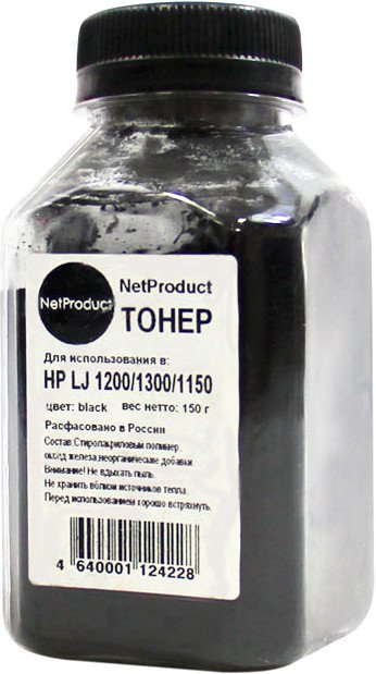

Тонер NetProduct для HP LJ 1200/1300/1150 150 г