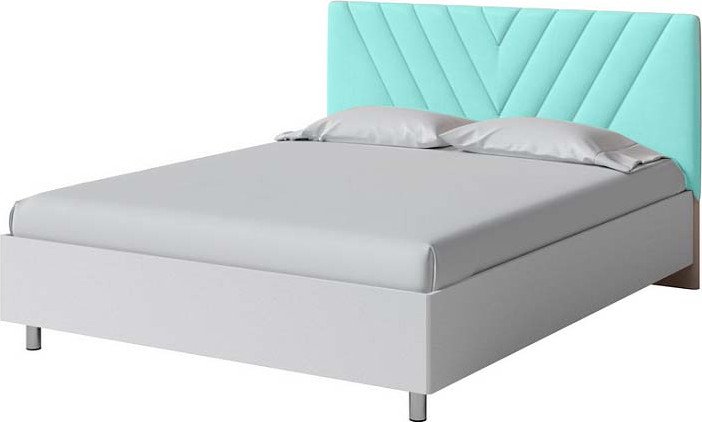 

Кровать PROxSON Ora 120x200 (белый/Monopoly мятный лед 670)