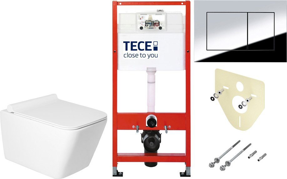 

Унитаз подвесной Saniteco KW-9004W + TECE Kit 9400412