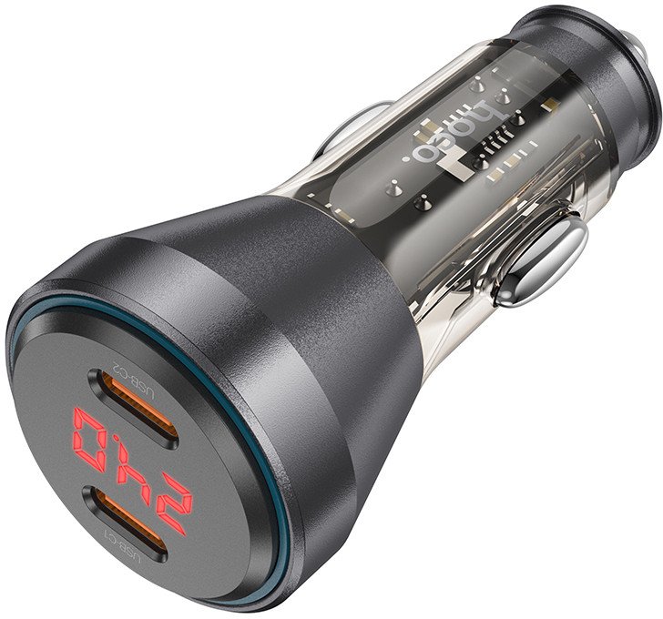 

Автомобильное зарядное Hoco NZ12C (прозрачный)