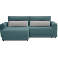 Угловой диван Mio Tesoro Таун 264 1.5ек-1.5пф (1367 серо-голубой)