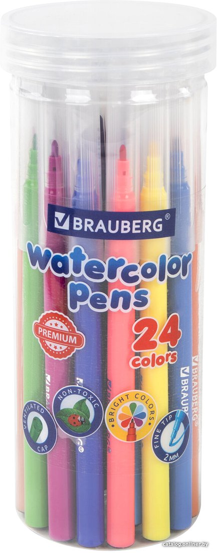 Фломастеры BRAUBERG Premium 152199 (24 цв)