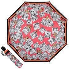 

Складной зонт Moschino Bear Couture Fuxia multi