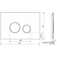 Панель смыва Lavinia Boho Relfix 3805004W (белый)