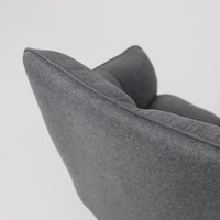 Интерьерное кресло AksHome Virginia (темно-серый MQ001-5/черный)