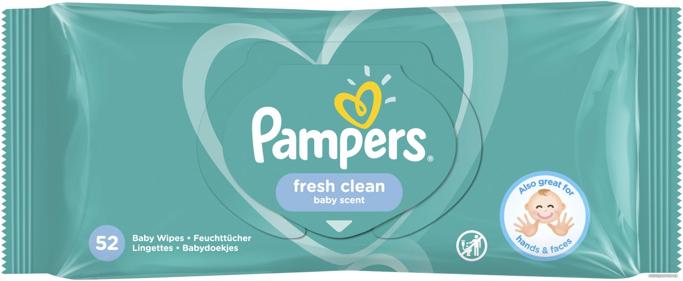Влажные салфетки Pampers Fresh Clean (52 шт)