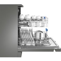 Отдельностоящая посудомоечная машина Weissgauff DW 6038 D Dual Wash Silver