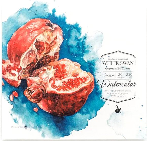 

Набор бумаги для рисования Малевичъ White Swan 401443 (20 л)