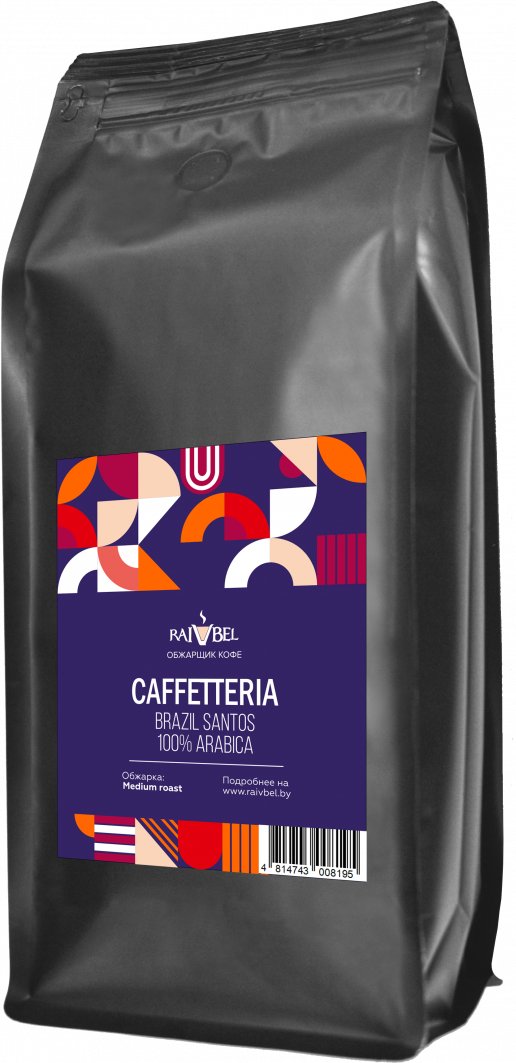 

Кофе Caffetteria Brazil Santos в зернах 1 кг