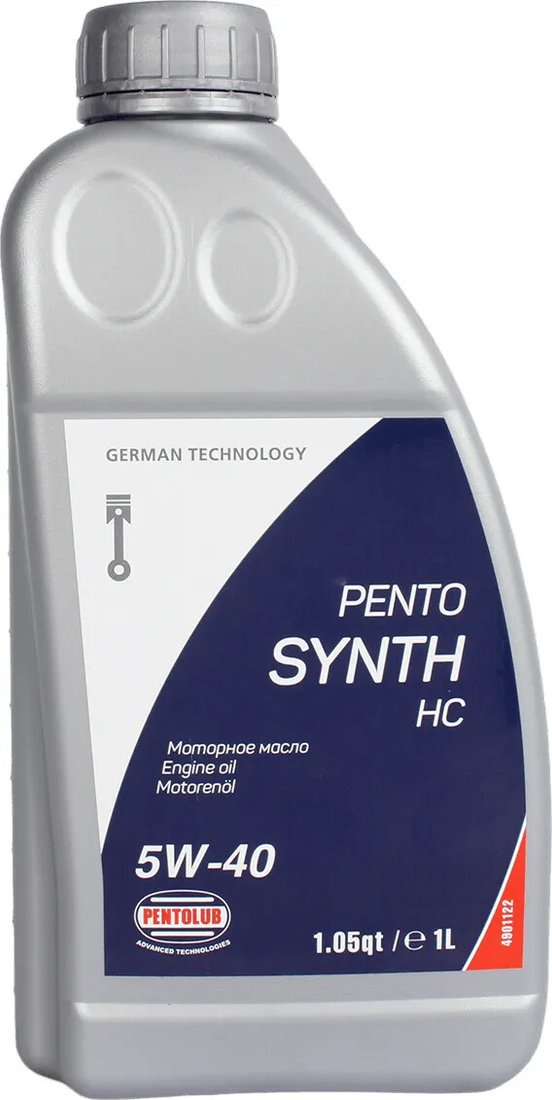 

Моторное масло Pentolub Pentosynth HC 5W-40 1л