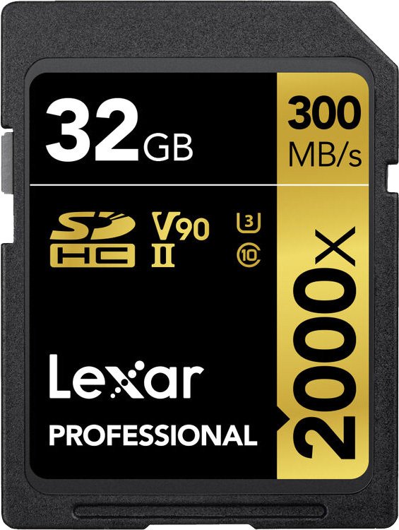 

Карта памяти Lexar Professional 2000x SDHC LSD2000032G-BNNNG 32GB