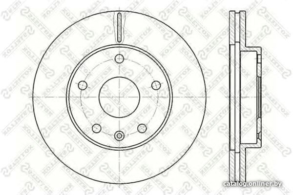 Тормозной диск Stellox 60205006VSX