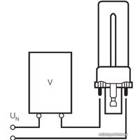 Люминесцентная лампа Osram Dulux S G23 11 Вт 4000 К