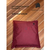 Подушка для бани Banya Line Подушка (гречиха, бордовый)