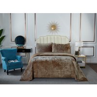 Набор текстиля для спальни Sofi De MarkO Патрисия 240x260 Пок-П-240x260к1 (капучино 1)