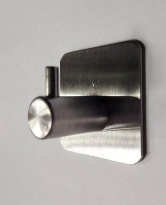 Крючок мебельный Lemax 3М (сталь шлифованная)