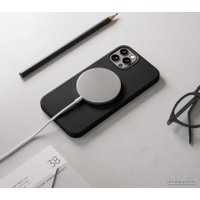 Беспроводное зарядное uBear Wave MagSafe Wireless Charger (серебристый)