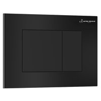 Унитаз подвесной Roxen Antares в комплекте с инсталляцией Asten Readle Zentralmodul AR0601-185B с черной матовой кнопкой