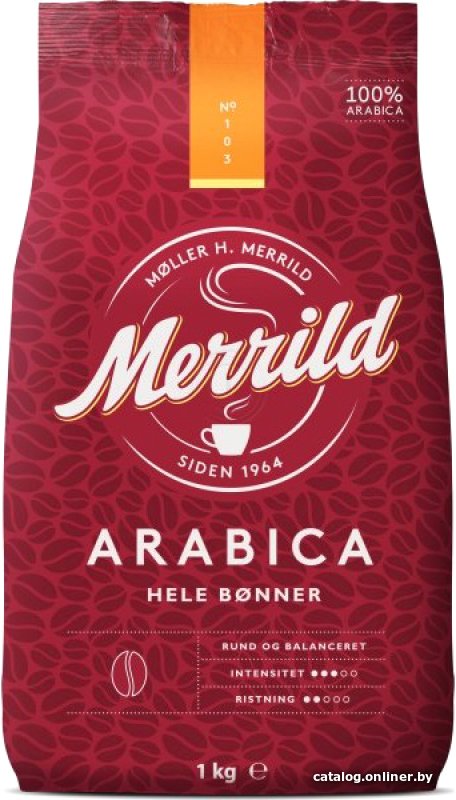Кофе Merrild Arabica зерновой 1 кг