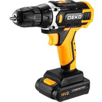 Дрель-шуруповерт Deko Sharker 16V 083-1108 (с 2-мя АКБ, кейс)