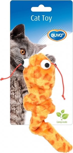 

Игрушка для кошек Duvo Plus Сомик с кошачьей мятой 1717025/orange