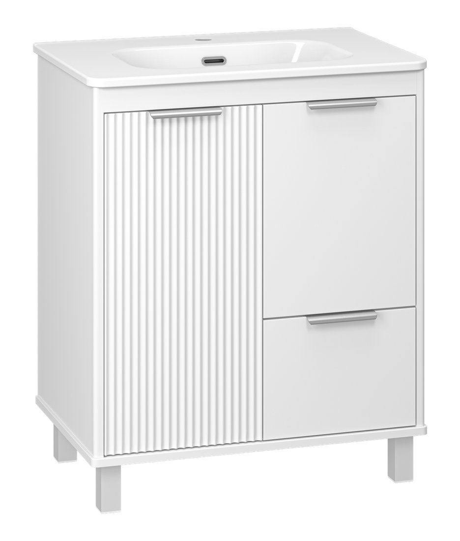 Brevita Тумба под умывальник Risacca 70 RIS-06070-0142Я (белый матовый)