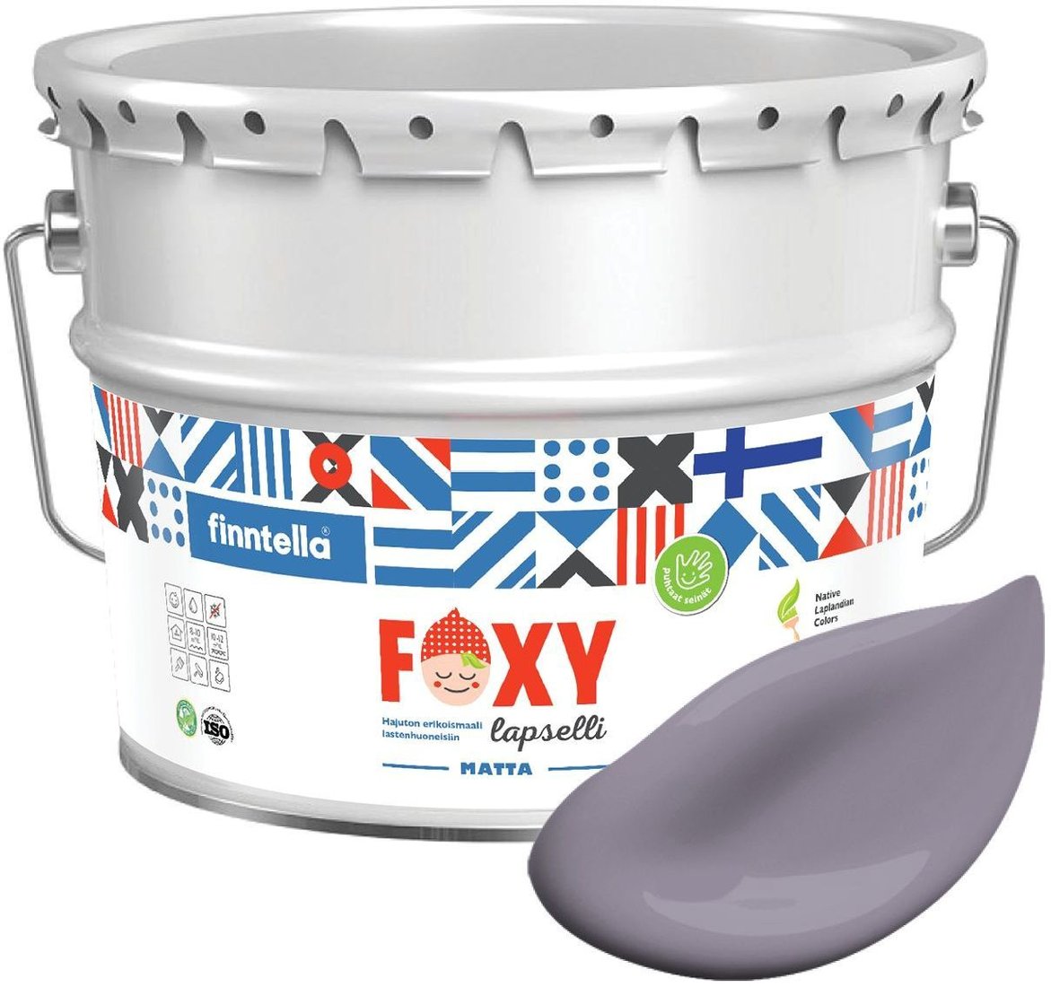 

Краска Finntella Foxy Lapselli Matte Viikunat F-50-1-9-FL241 9 л (фиолетовый)
